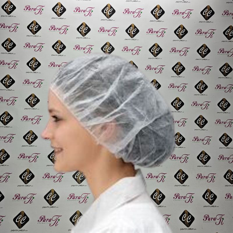 DESCARTÁVEIS_ (24) Touca Descartável (10 Und) - Image 1