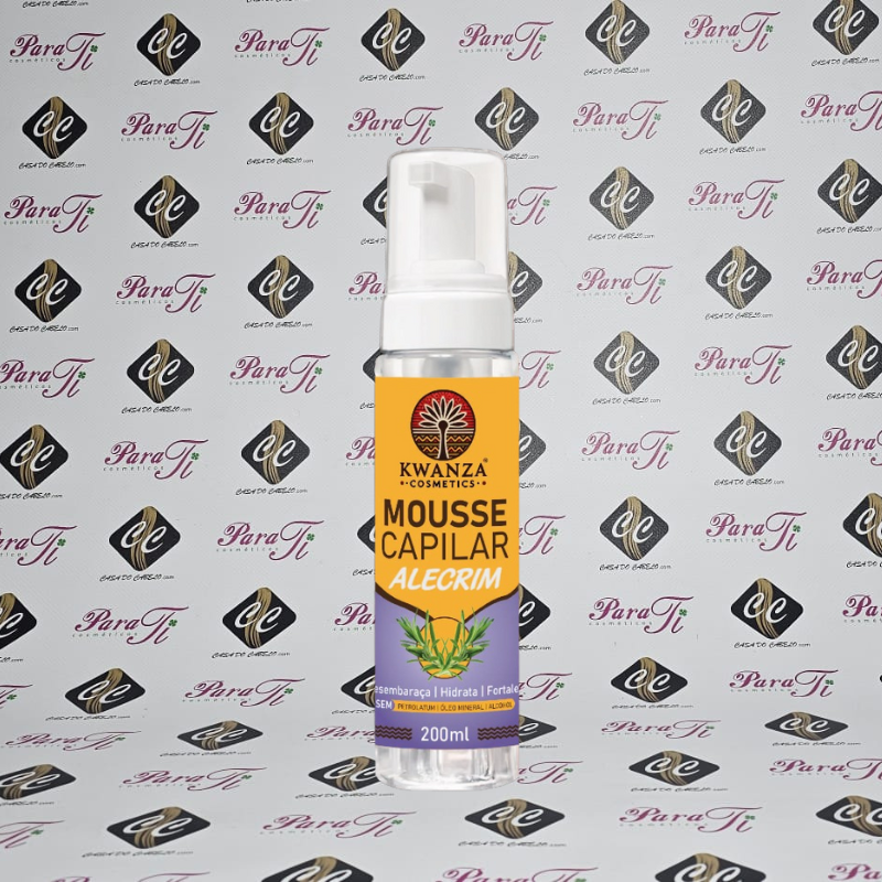 KWANZA_MOUSES_ALECRIM Mousse de Alecrim Kwanza Cosmétics® 200ml - Image 1