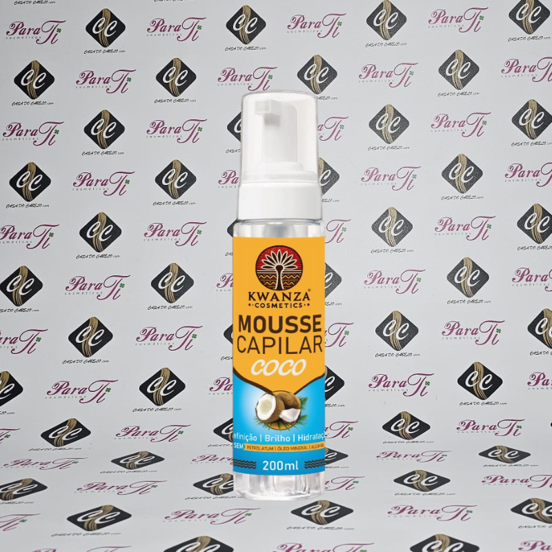 KWANZA_MOUSES_COCO Mousse de Côco Kwanza Cosmétics® 200ml - Image 1