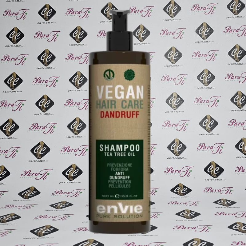 ENVIE_VEGAN_CASPA-SH500 Shampoo ENVIE Vegan Hair Care Dandruff Tea Tree Oil 500ml (Caspa) - Image 1