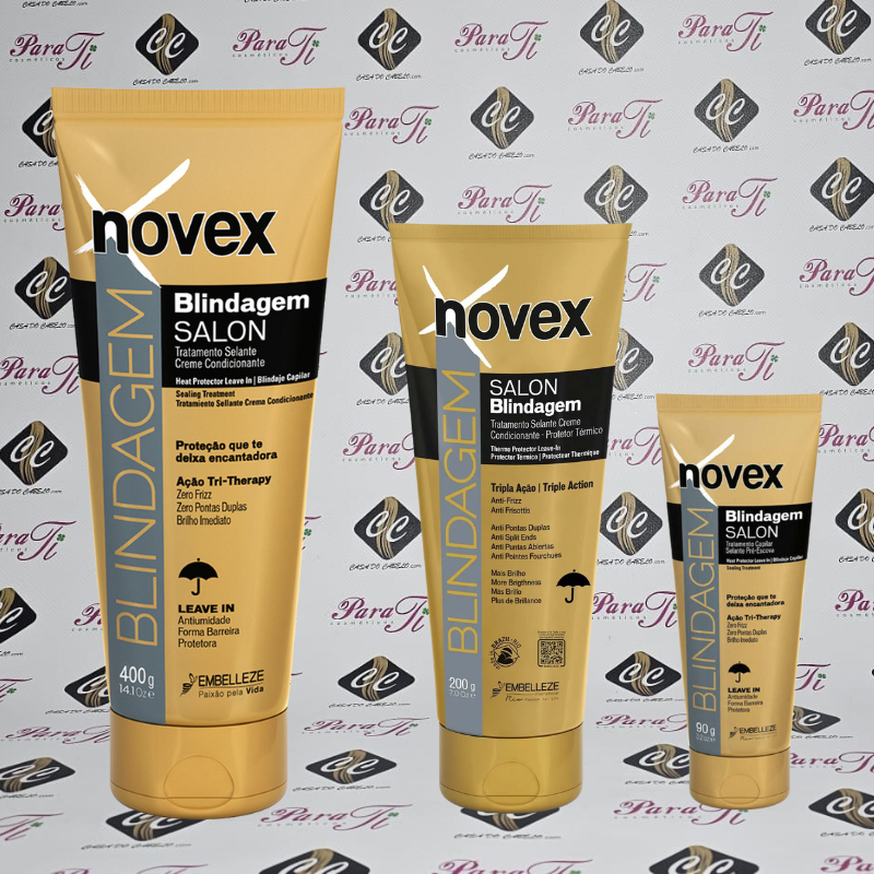 NOVEX_BLINDAGENS_SALON Salon Blindagem Capilar Novex Embelleze - Image 1
