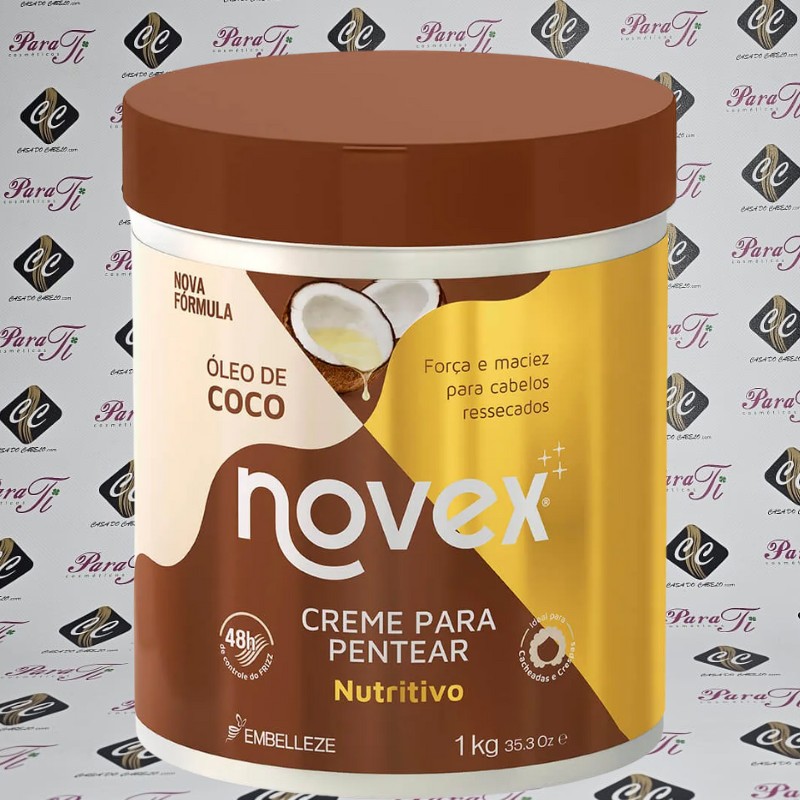 NOVEX_COCO_CRM1000-2025 Creme de Pentear Óleo de Côco Novex Embelleze 1Kg - Image 1