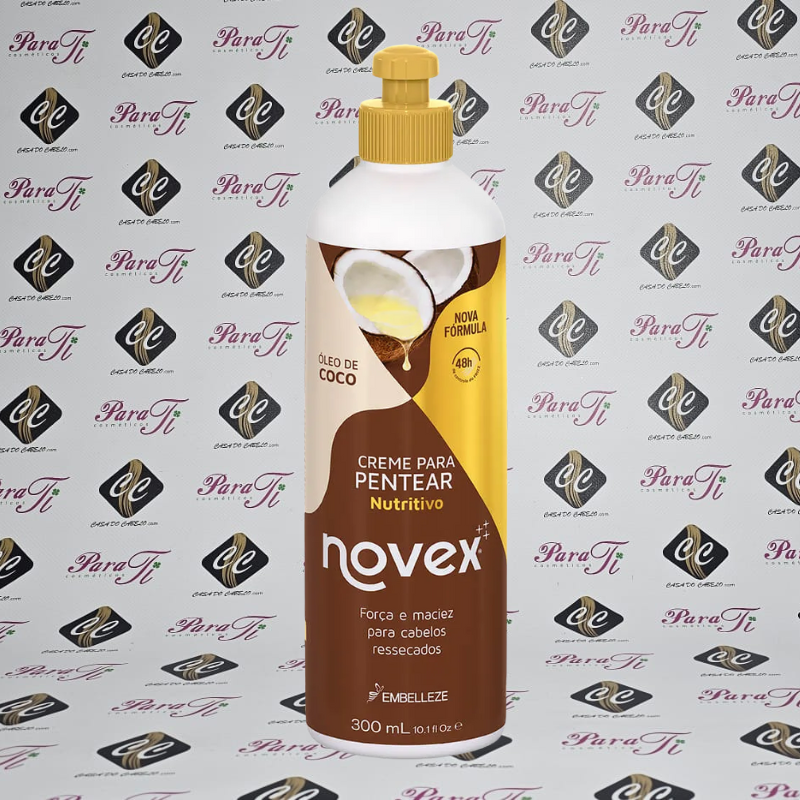 NOVEX_COCO_CRM500-2025 Creme de Pentear Óleo de Côco Novex Embelleze 300Gr - Image 1