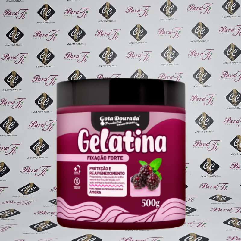 GOTA DOURADA_GELATINAS_500GR_AMORA Gelatina Gota Dourada Amora 500g - Image 1