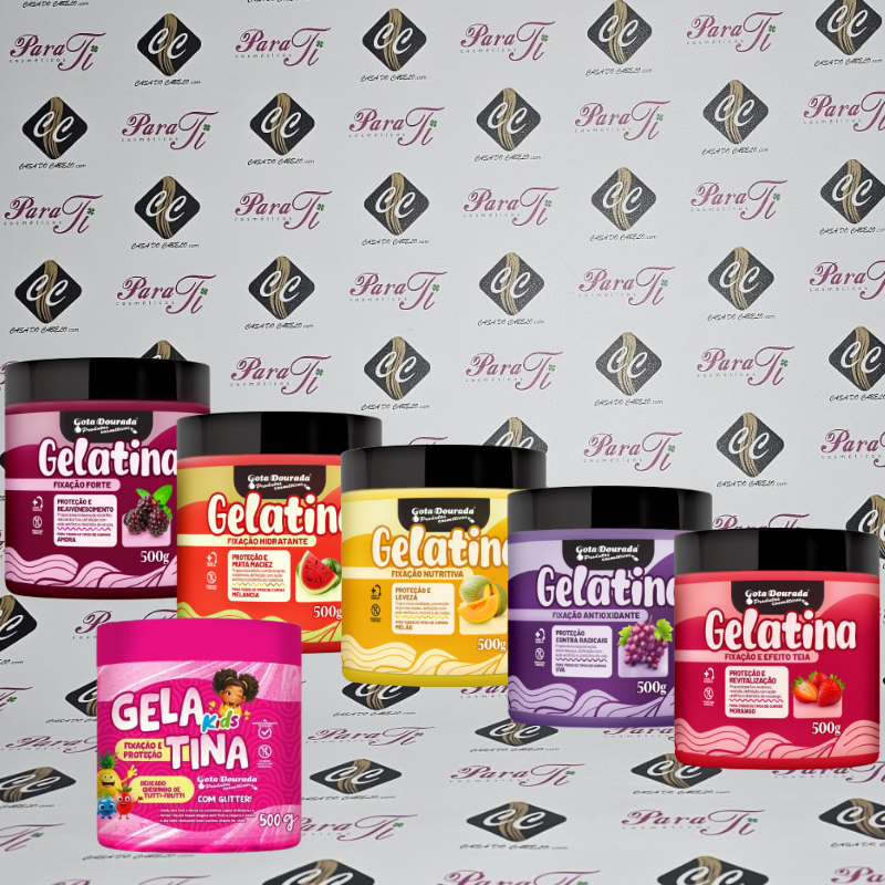 GOTA DOURADA_GELATINAS_500GR_GAMA6 Gelatina Gota Dourada Infantil Tutti Frutti 500gr - Image 2