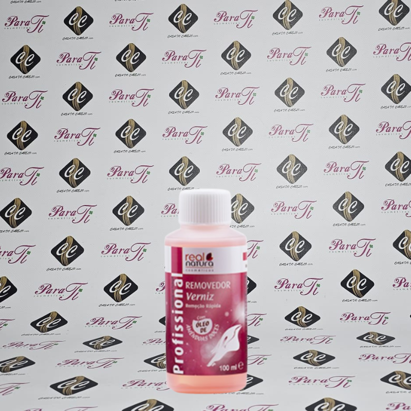 REAL NATURA_REMOVEDORE_ACETONA_100 Removedor de Verniz Real Natura Com Amêndoas Doces 100ml - Image 1