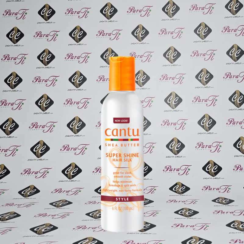 CANTU_SHEA BUTTER_SUPER SHINE MILK 180ML Cantu Shea Butter Super Shine Hair Silk 180ml - Image 1