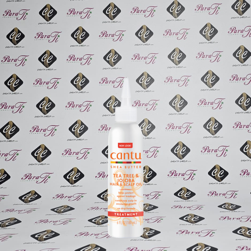 CANTU_SHEA BUTTER_TEATREE&JOJOBA-OIL-180ML Cantu Shea Butter Tea Tree e Jojoba Hair Scalp Oil 180ml - Image 1